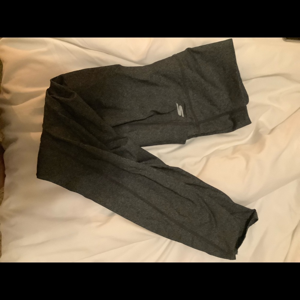 Sketchers high waisted go walk leggings(heathered)
